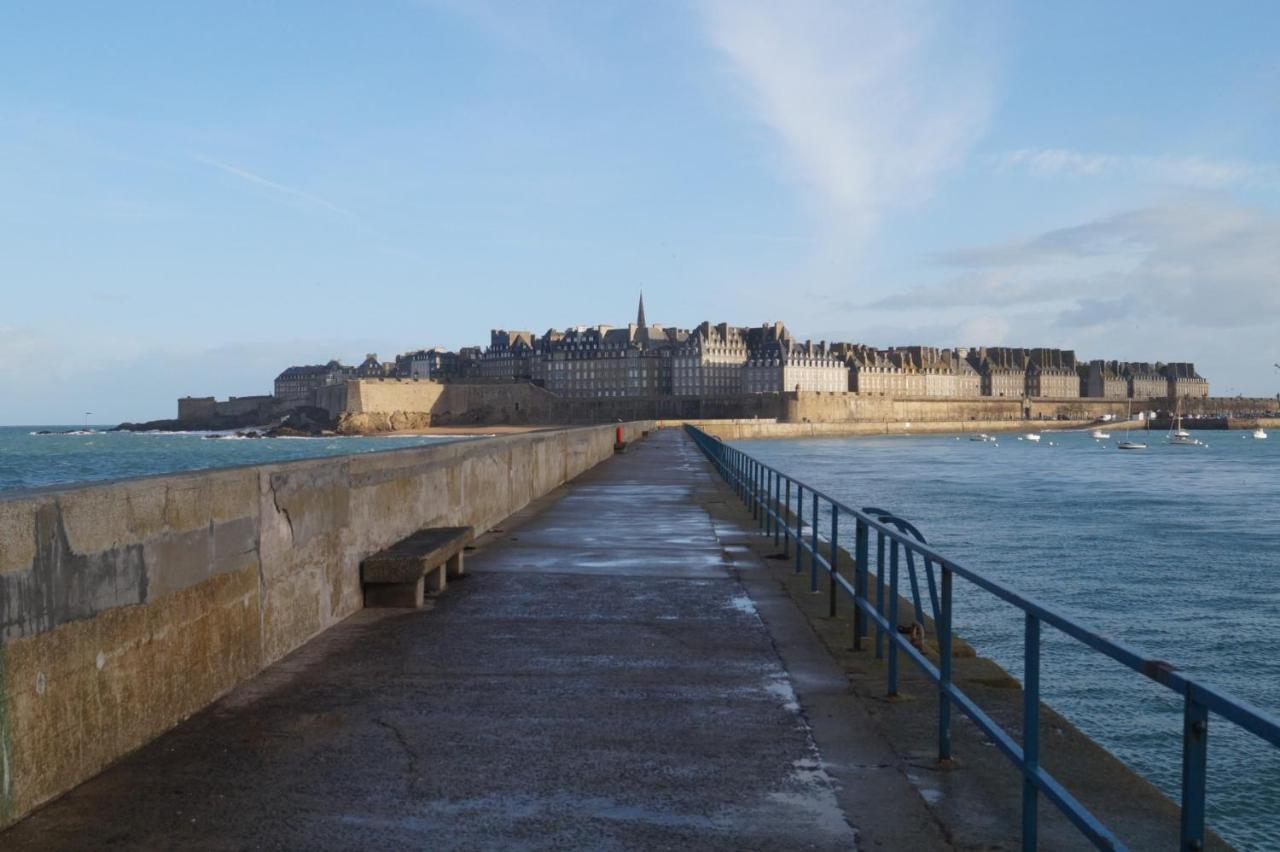 Вілла Saint Malo, Le Pont, Maison Plage A 100M Екстер'єр фото