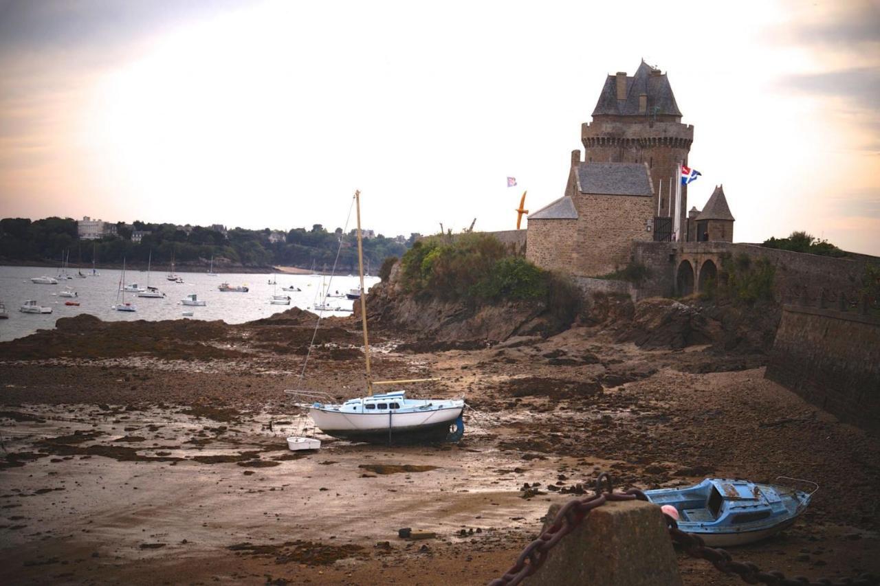 Вілла Saint Malo, Le Pont, Maison Plage A 100M Екстер'єр фото